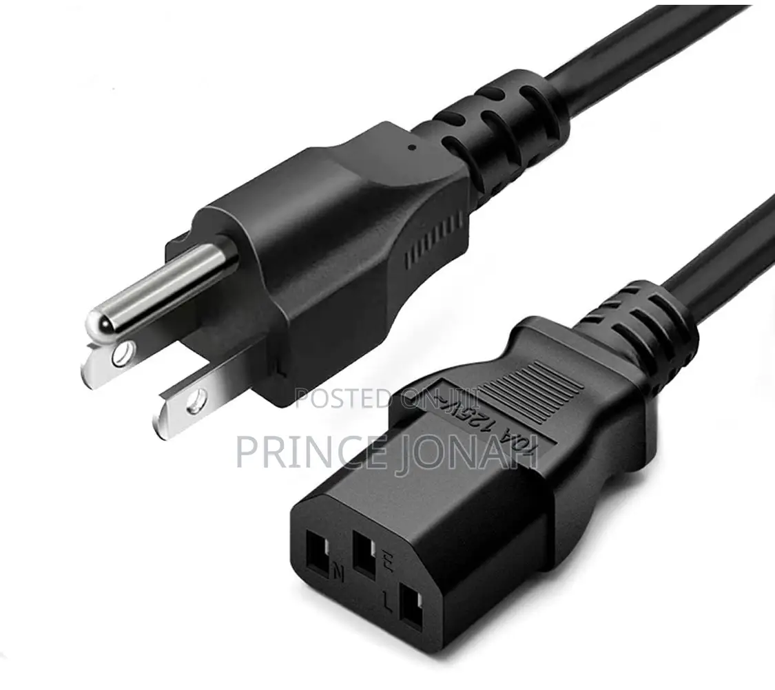 Standard 5ft (1.5m) Ac Power Cord Cable 10 Amps 125 Volts Black
