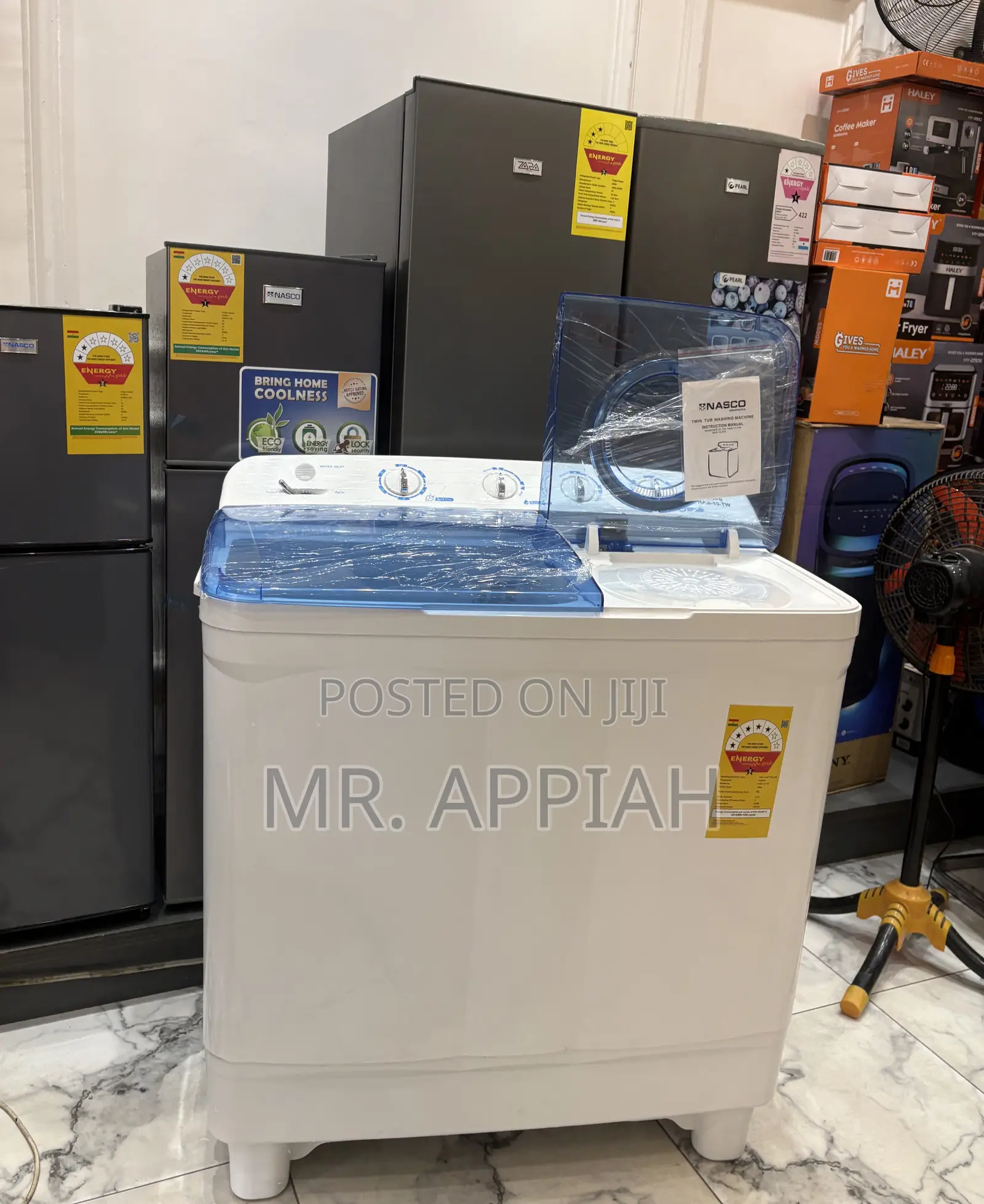 Original Nasco 15kg Semi-Auto Washing Machine(2026 Model) 