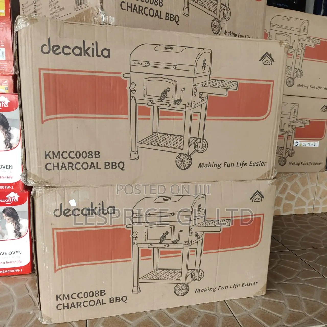 Durable and Efficient Charcoal BBQ Stand From Decakila