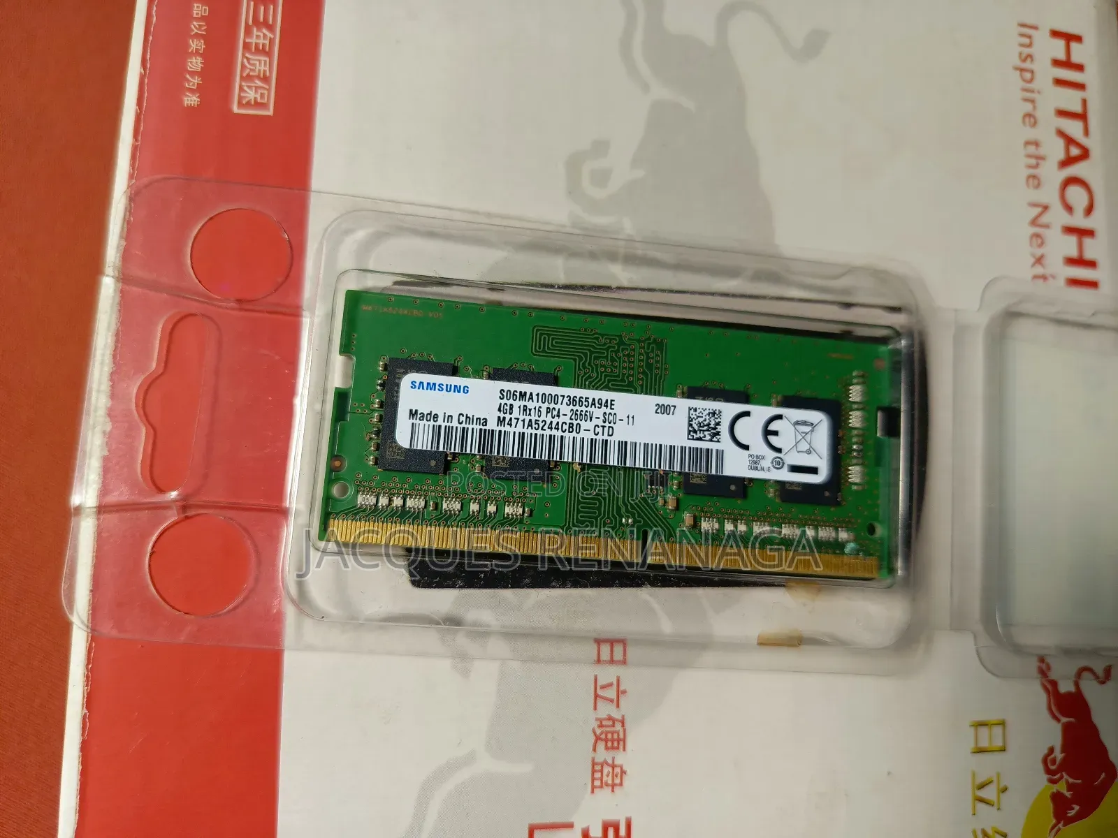 4gb Ddr4 Laptop Ram Samsung 2666mhz – Working Perfectly