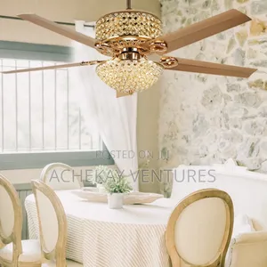52"5 Blades Ceilings Fans Luxury Modern Ceiling