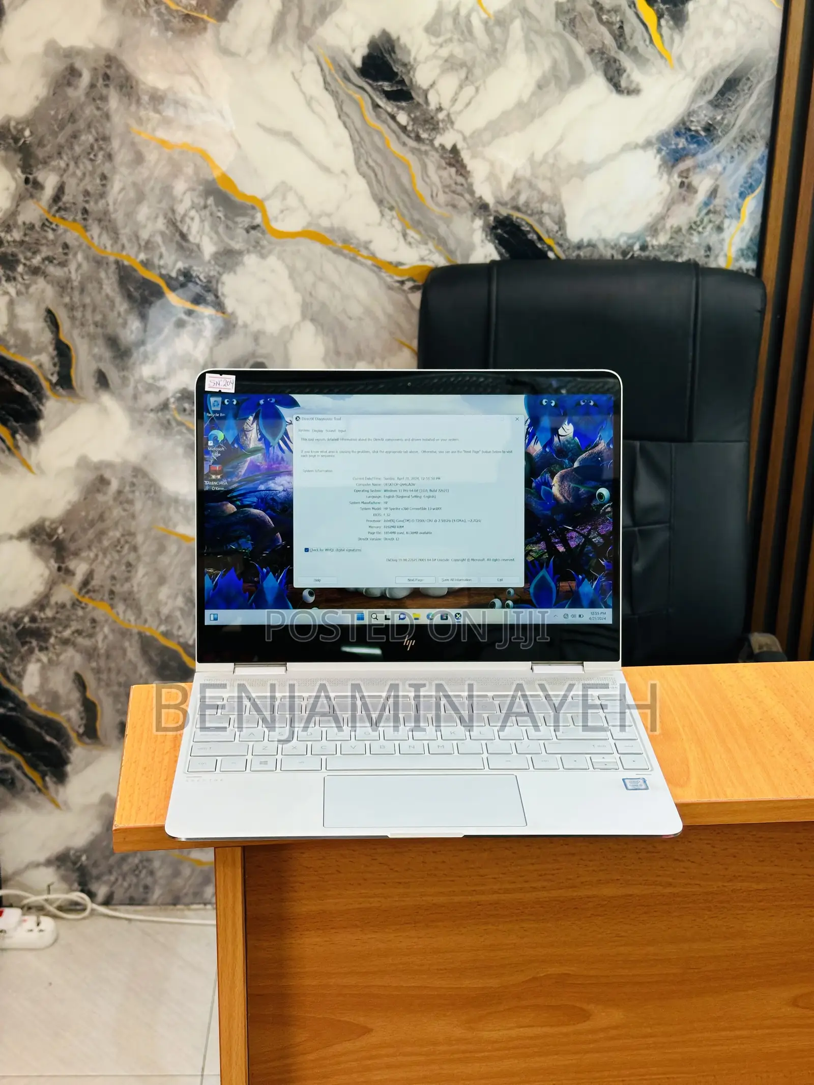 Laptop HP Spectra 13 8GB Intel Core i5 SSD 256GB