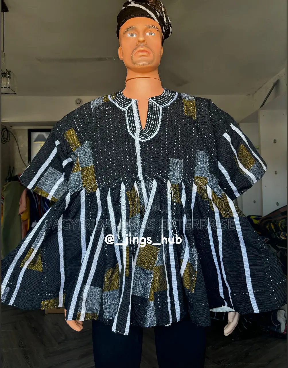 Green Handwoven Smocks