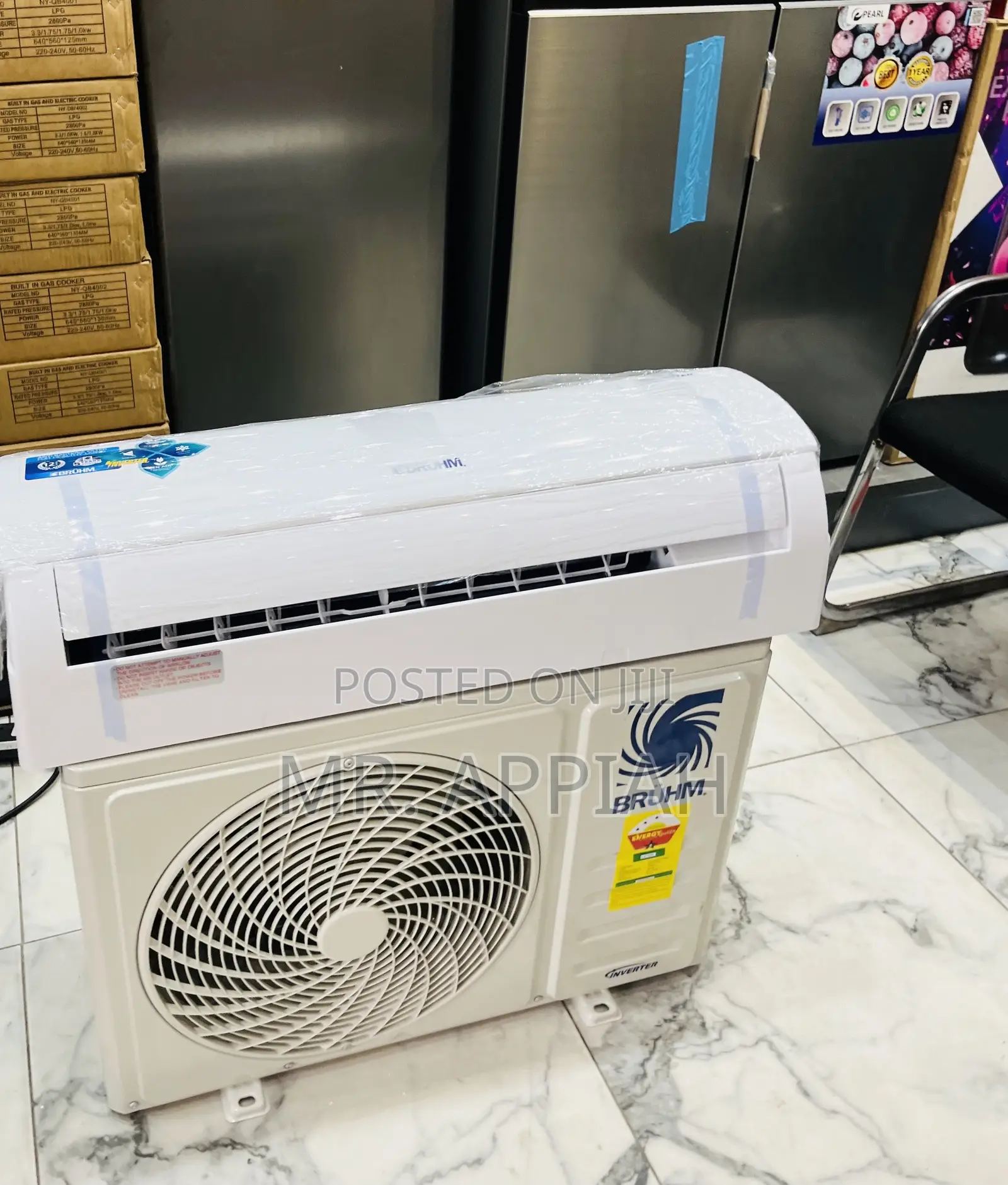 Choose Best Bruhm 1.5hp Air Conditioner(White)R410 Gas 