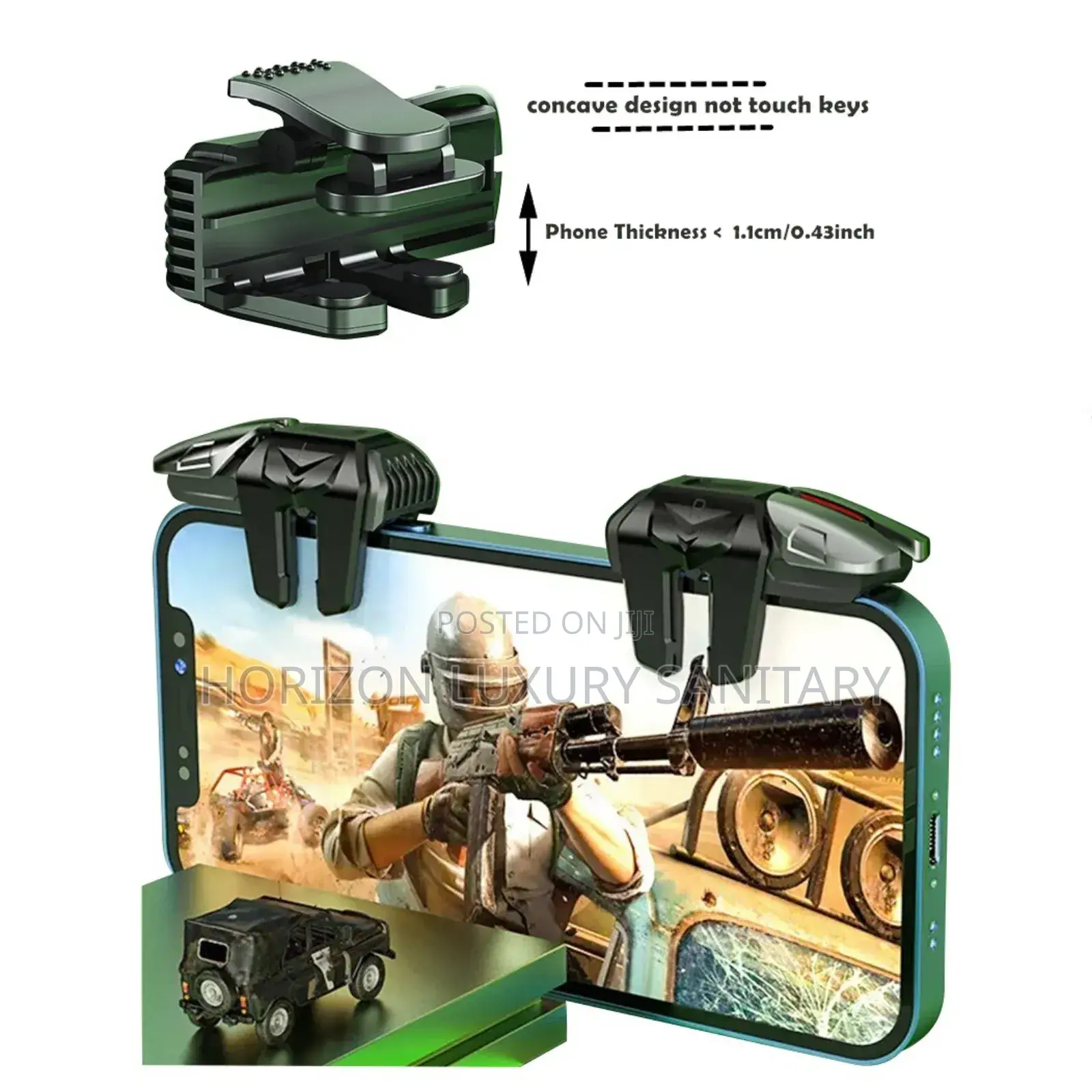 G21 Six Fingers Mobile Game Trigger for Aim Shooting L1 R1 With Sleeve