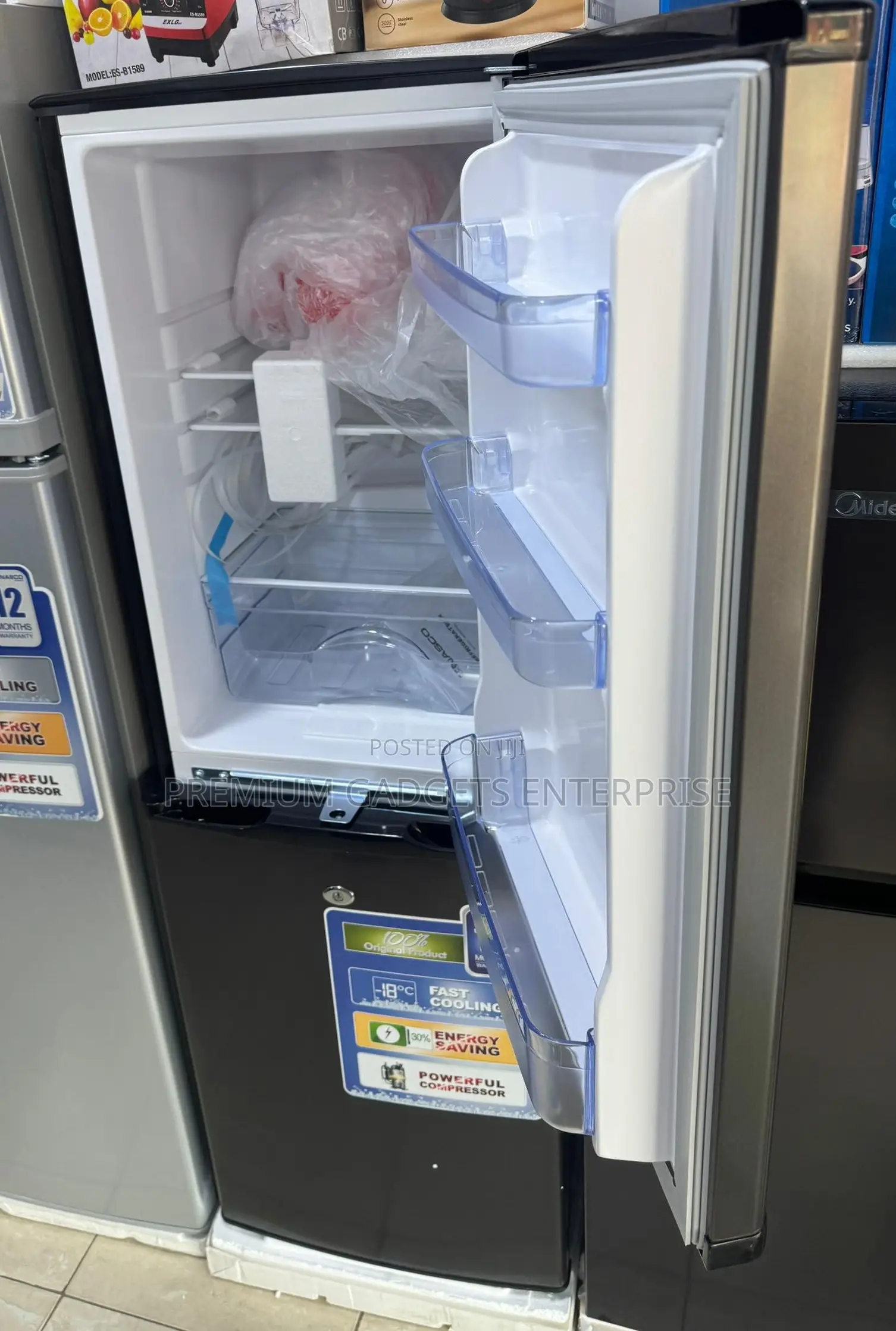 Nasco 142l Bottom Freezer Energy Saving Refrigerator Nasd2-20
