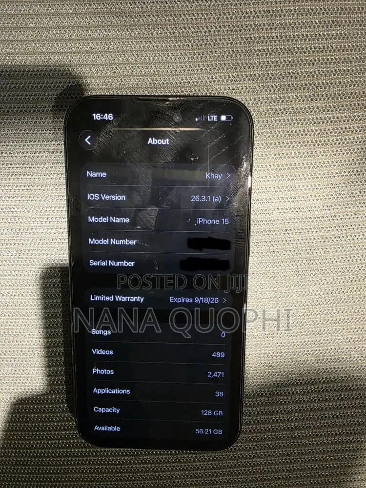 Apple iPhone 15 128 GB Black
