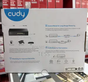 Cudy 5 Port Gigabit Poe Switch With 1 SFP Slot Gs1005pts1