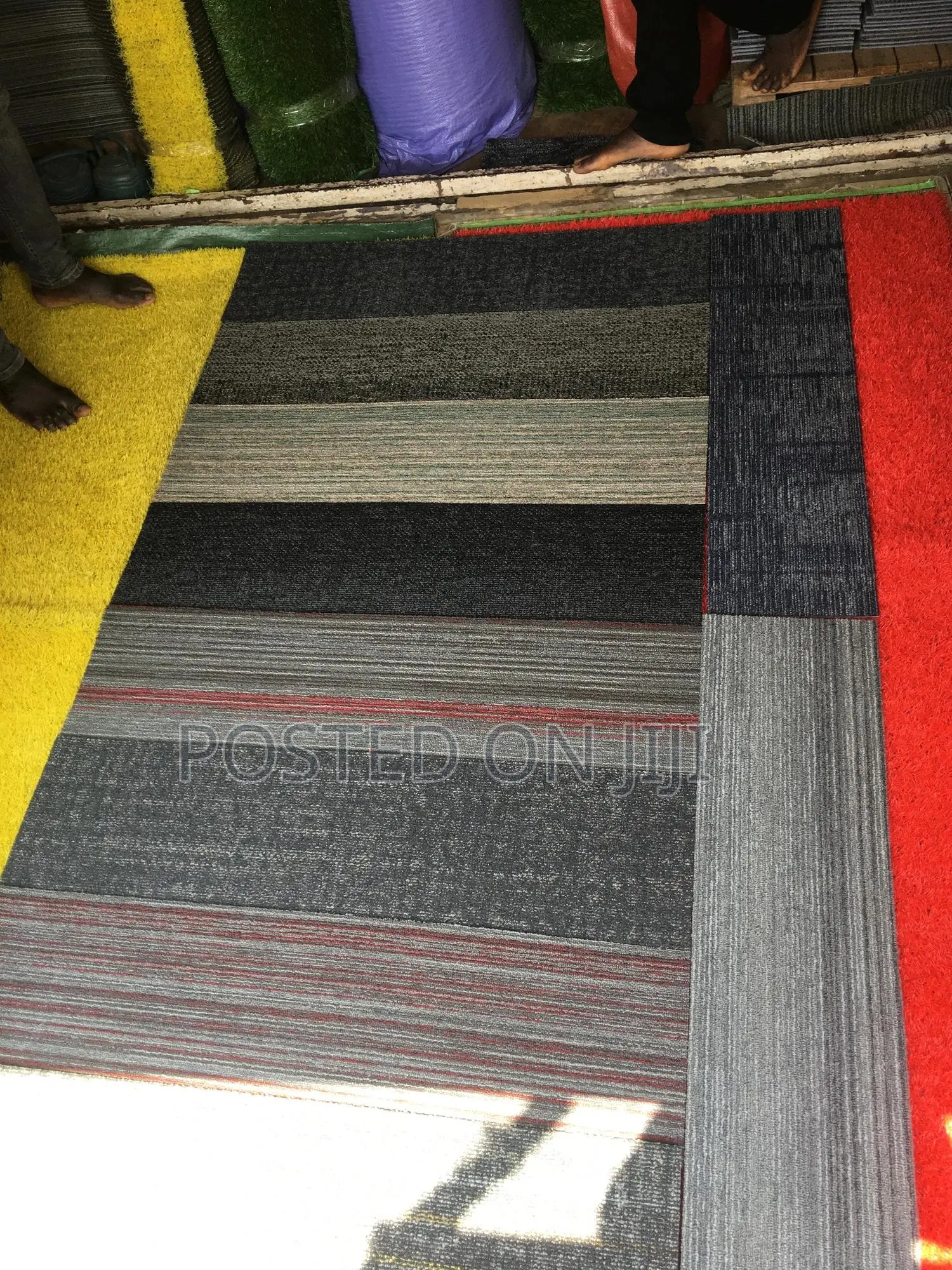 Woolen Tile Carpet Decor