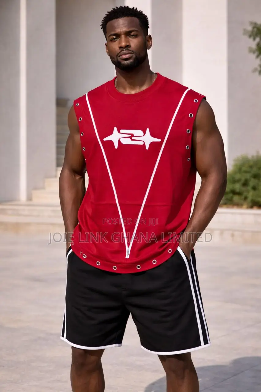 Cotton Sleeveless T Shirt Available Now