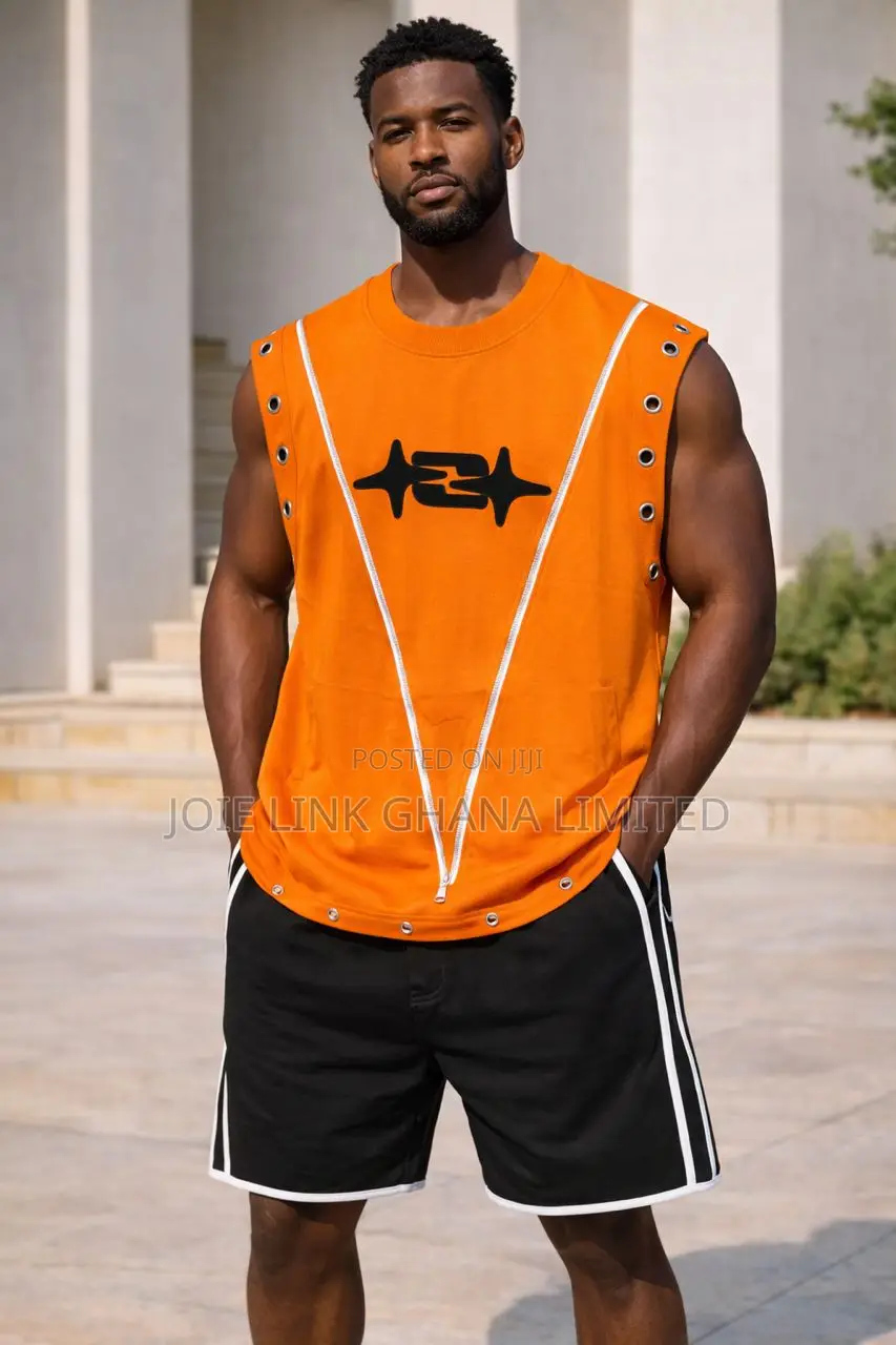 Cotton Sleeveless T Shirt Available Now
