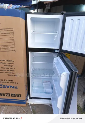 Nasco Fridge Nasf218fl(158liter) Double Door Refrigerator