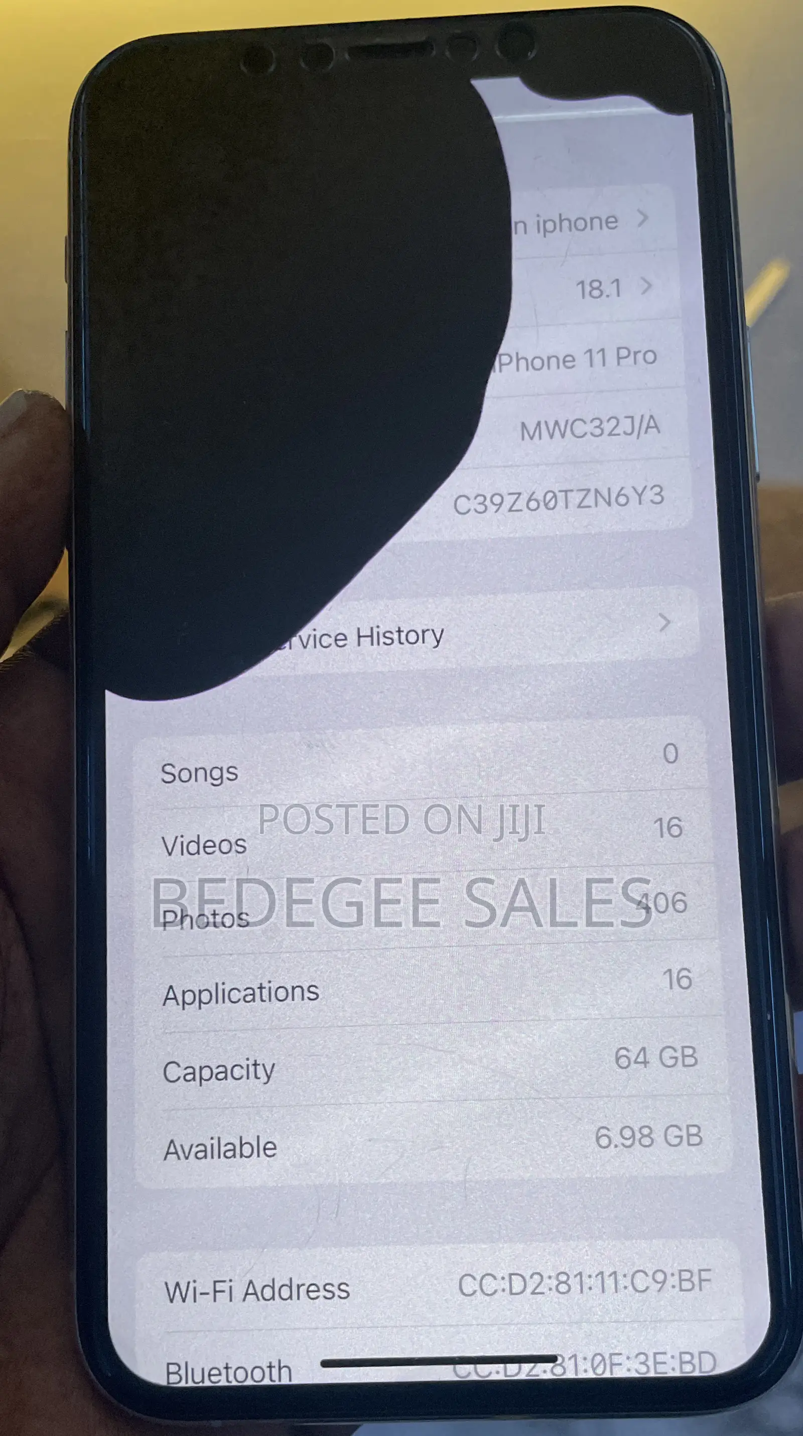 Apple iPhone 11 Pro 64 GB White