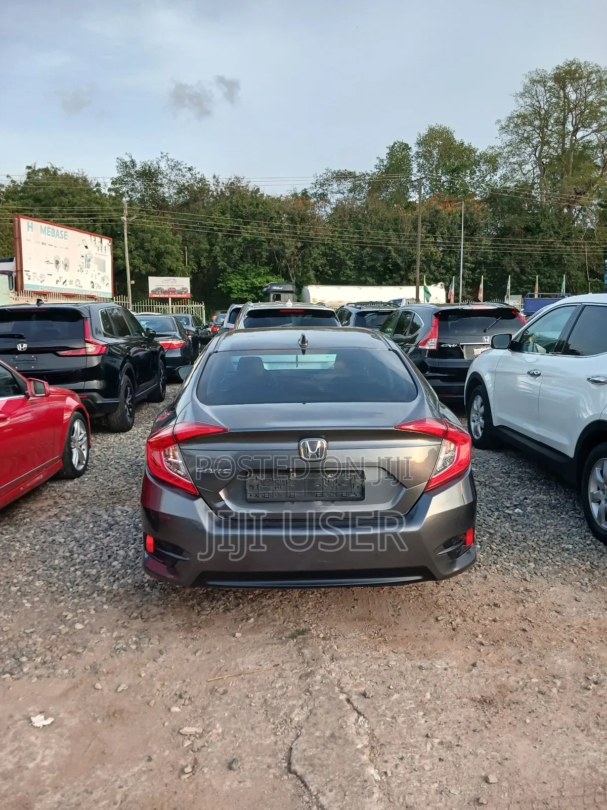 Honda Civic EX Sedan 2018 Gray