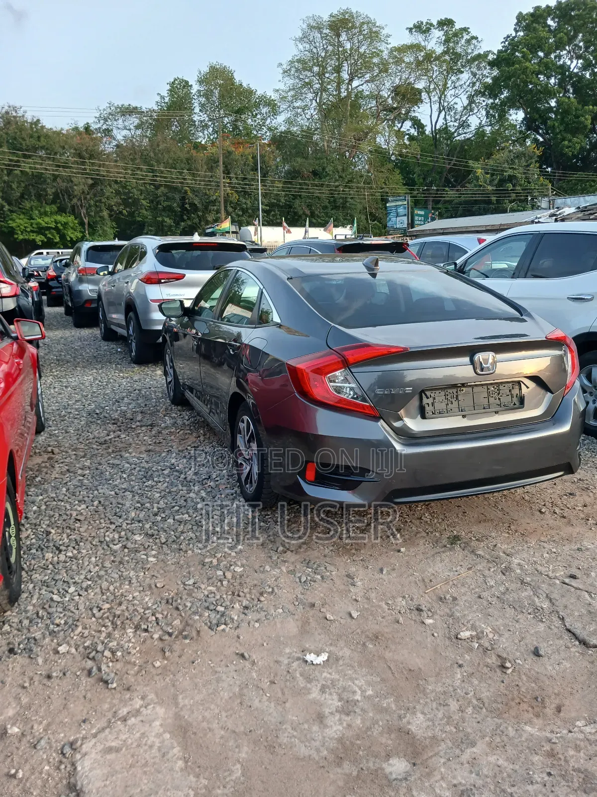 Honda Civic EX Sedan 2018 Gray