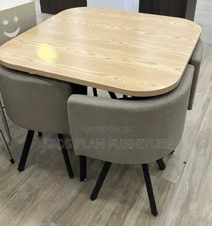 Round 4 Seater Dining Set