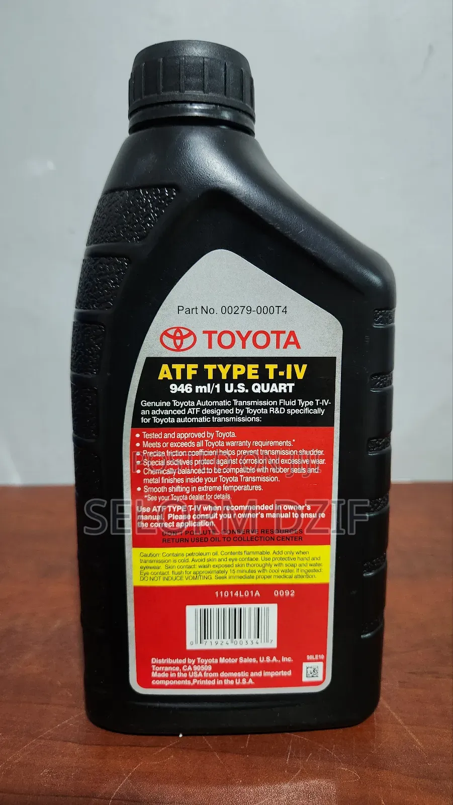 Toyota Atf Type T-Iv