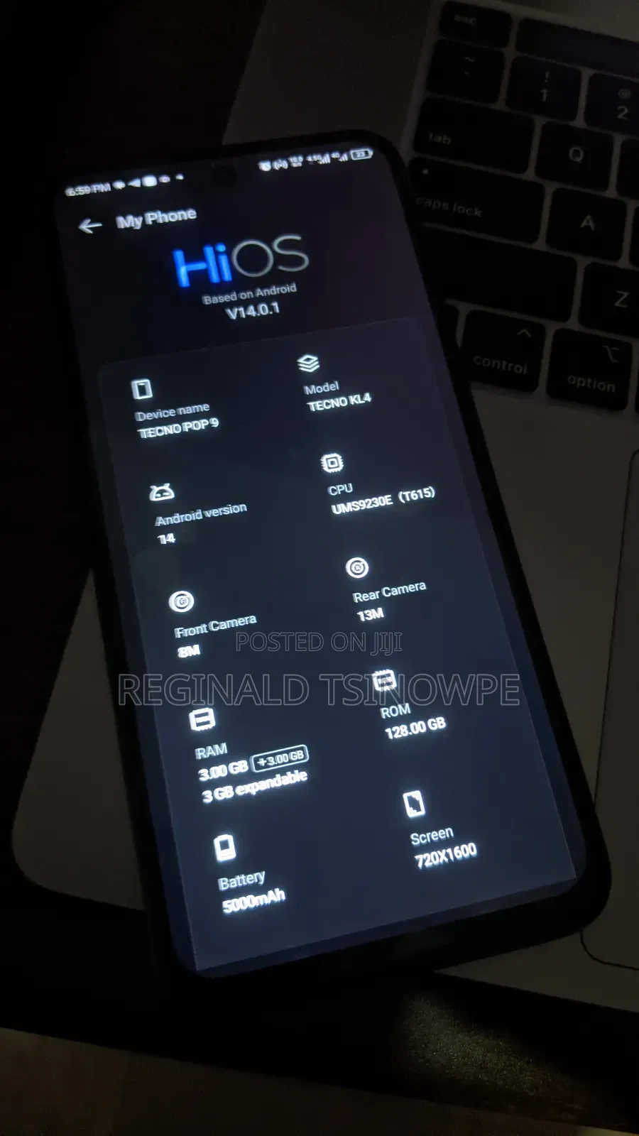 Tecno Pop 9 128 GB Blue