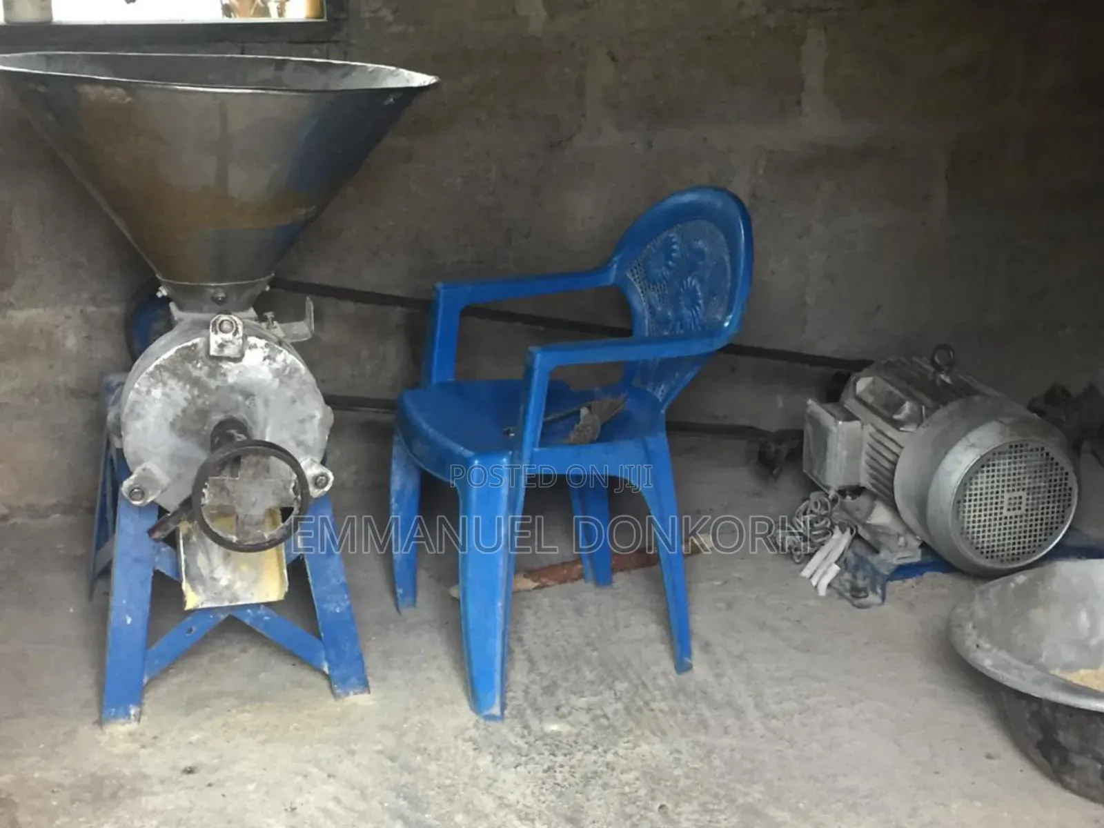 Corn Mill With 15hp Electric Motor