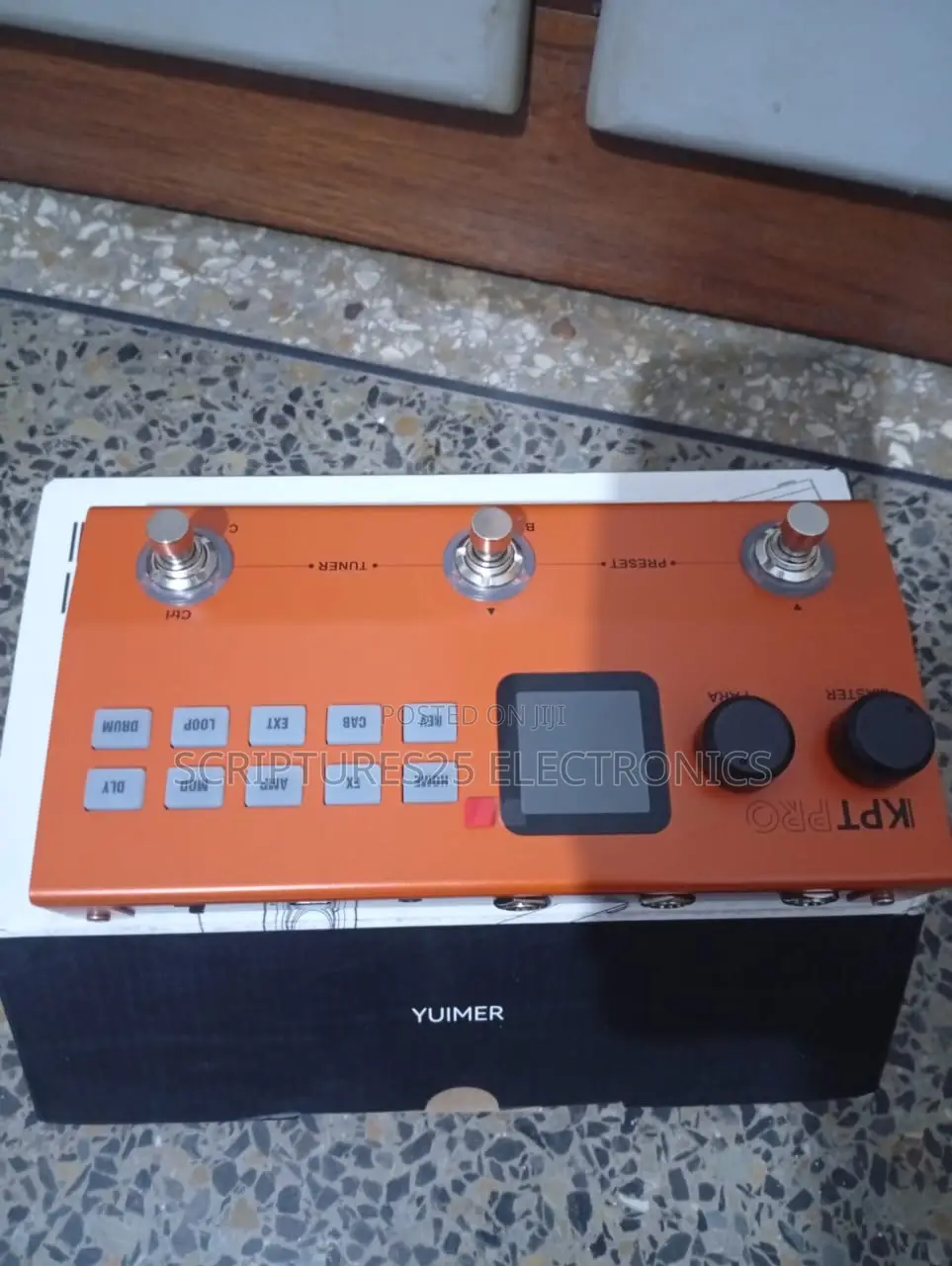Kpt Pro Multi Effect Pedal Wit Loop, Drum Machine For Bass And Guitar