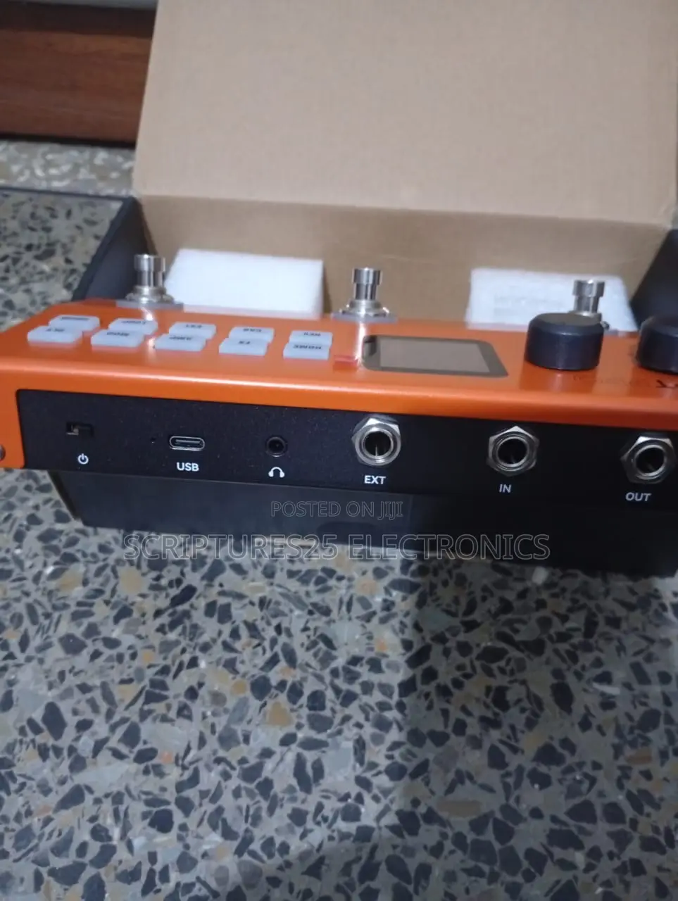 Kpt Pro Multi Effect Pedal Wit Loop, Drum Machine For Bass And Guitar