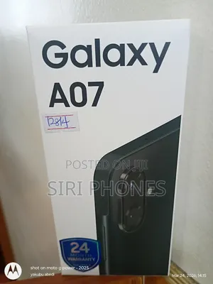 New Samsung Galaxy A07 128 GB Black
