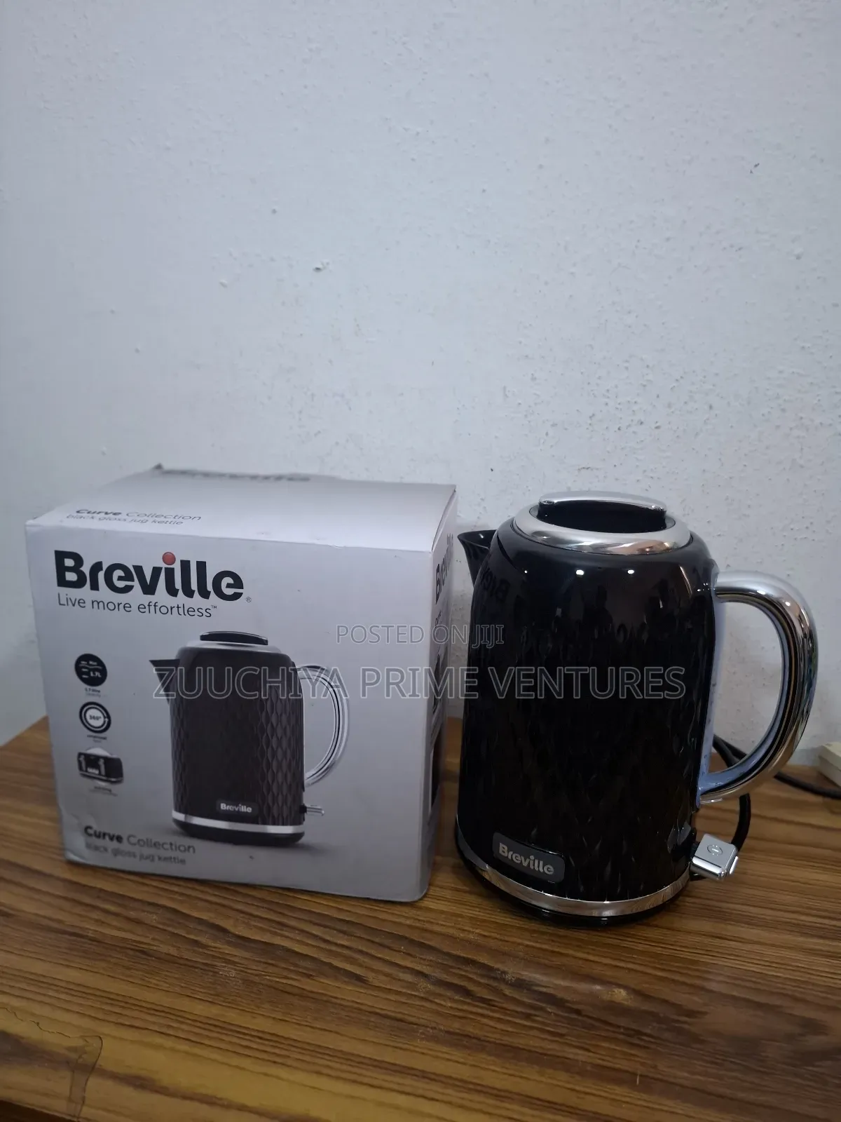 Breville Black Gloss Jug Kettle From Uk 