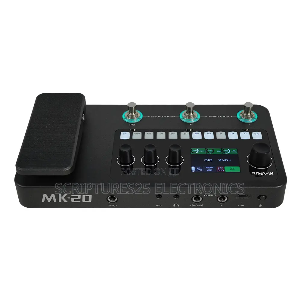 Mk20 Multi Effect Pedal For Bass And Guitar Wit Looper And Drum Mch In