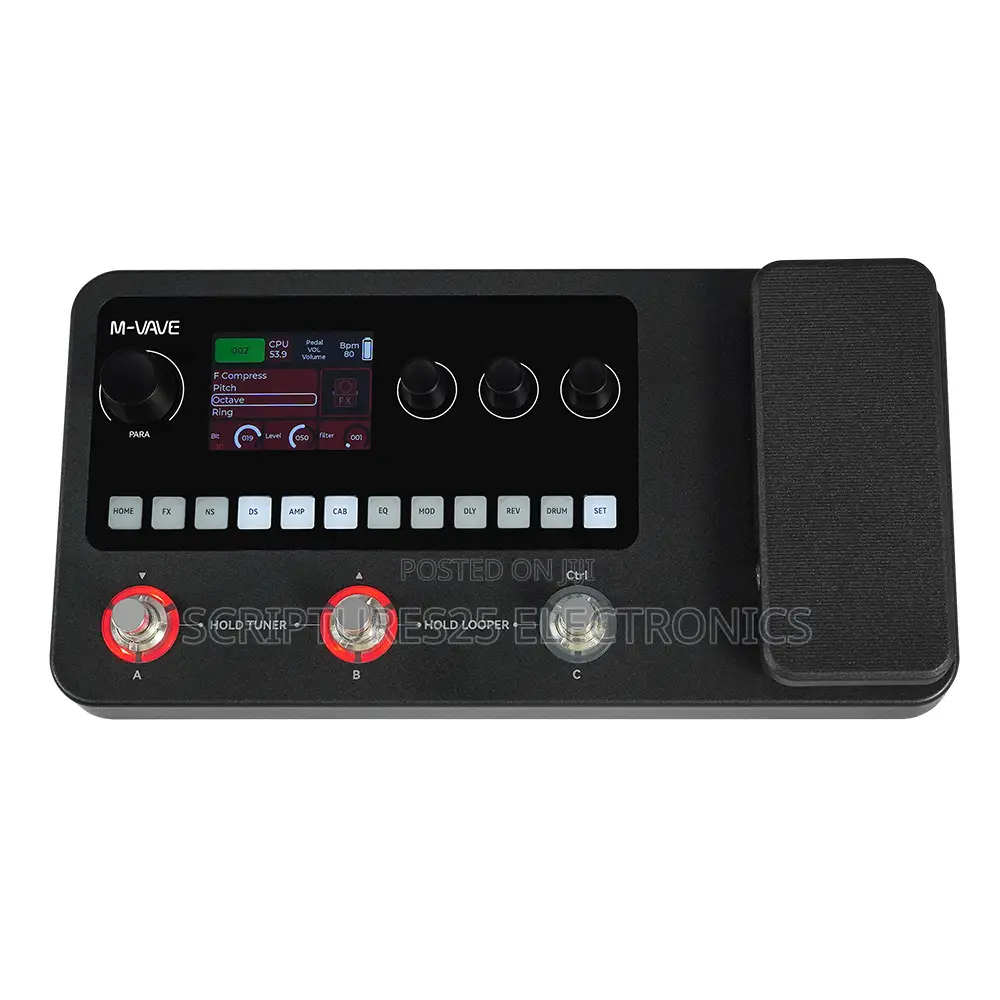 Mk20 Multi Effect Pedal For Bass And Guitar Wit Looper And Drum Mch In