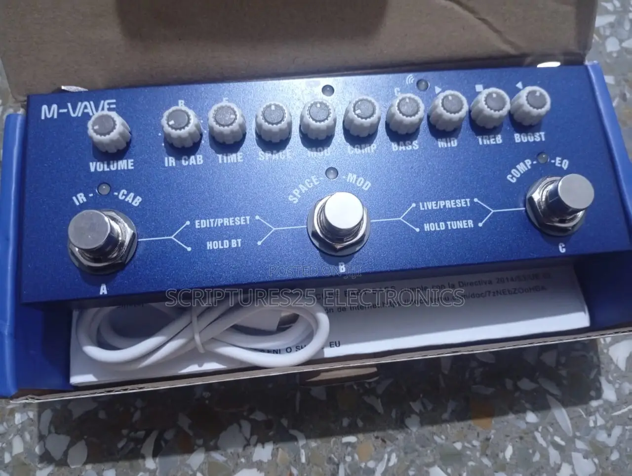 M-vave Cube Baby Bass Effect Pedal