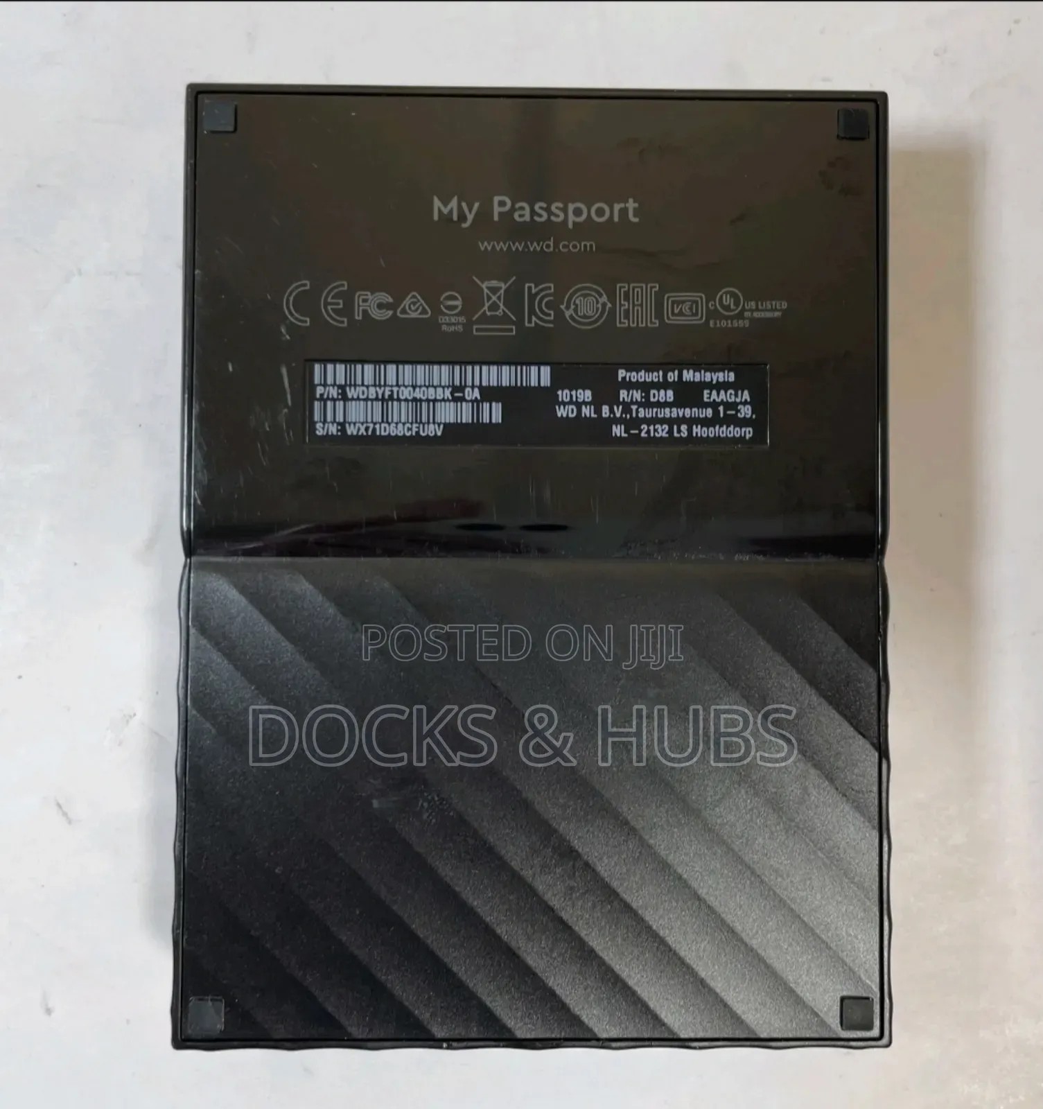 Wd 1tb Black My Passport Portable External Hard Drive - Usb 3.0