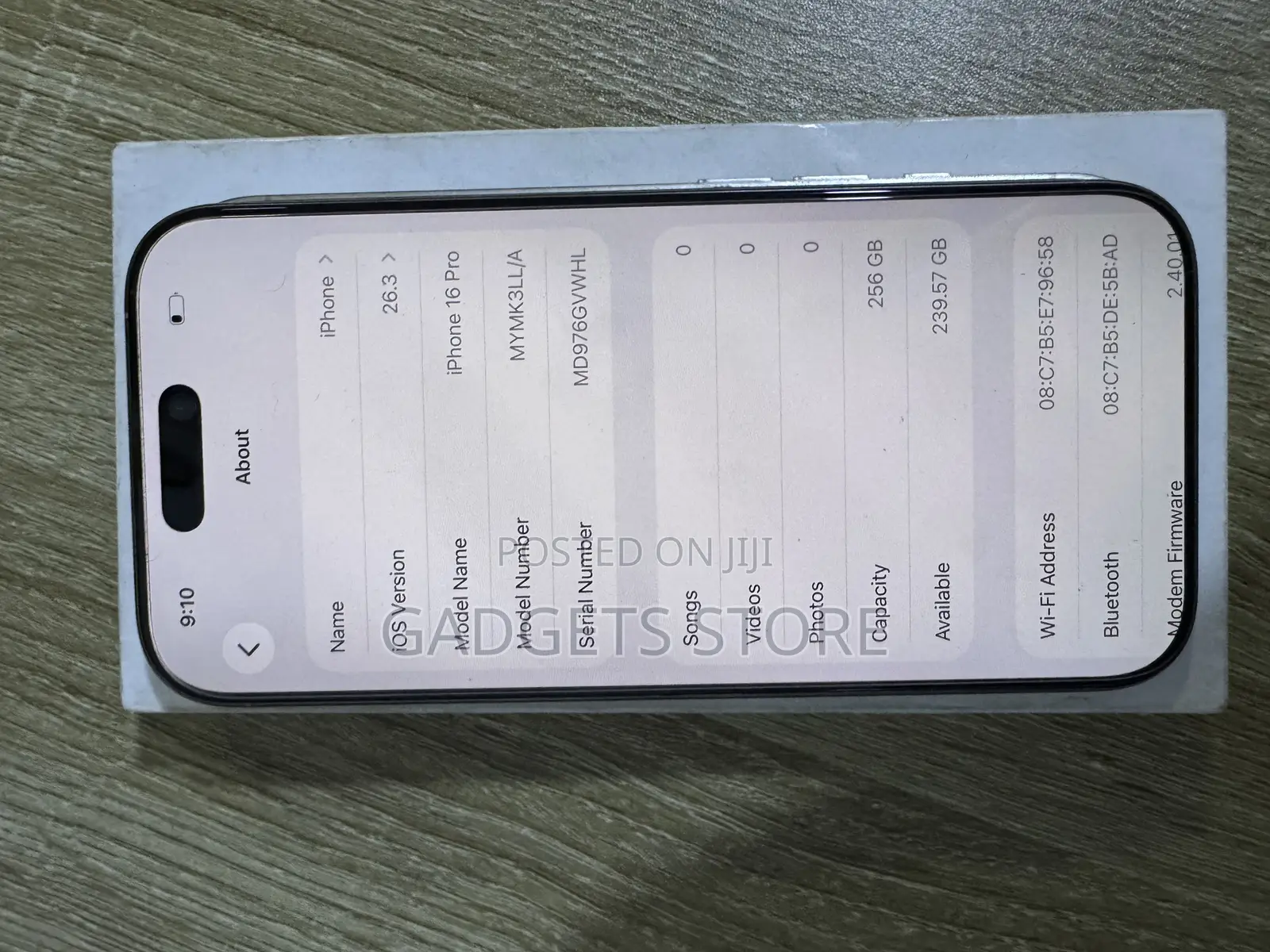 Apple iPhone 16 Pro 256 GB Silver