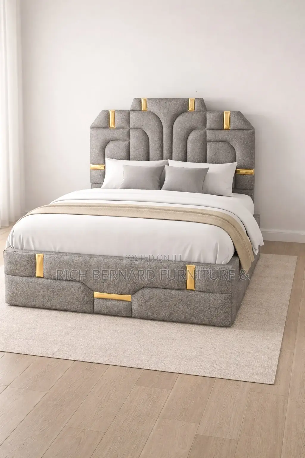 Modern Elegant Double Bed Frame 