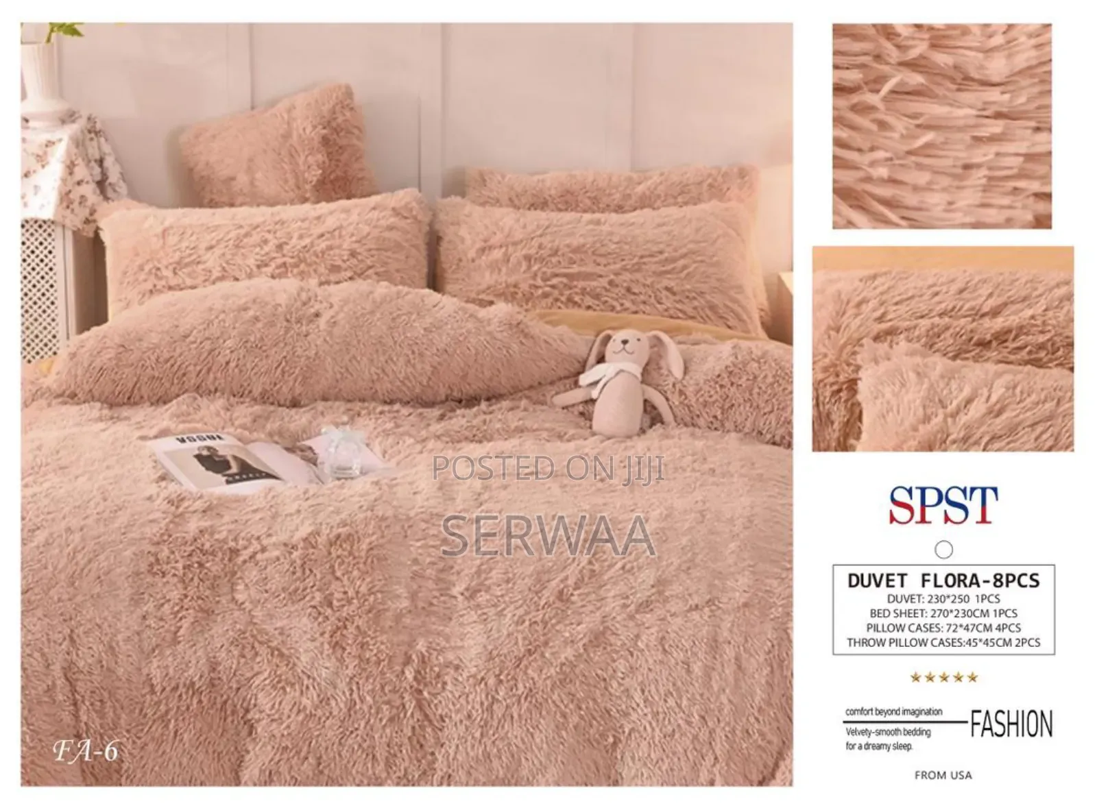 Fluffy Duvet Set (11 Piece Set]
