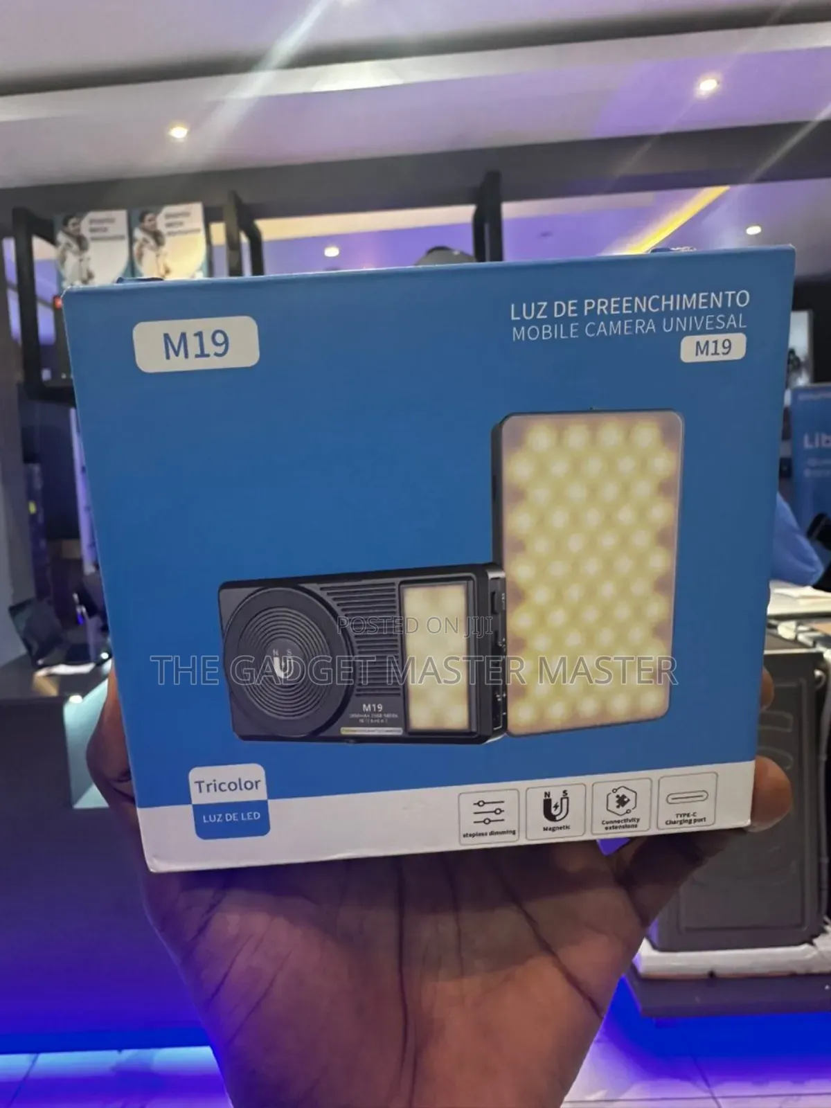 M19 Tricolor Magnetic Phone Mini Led Light