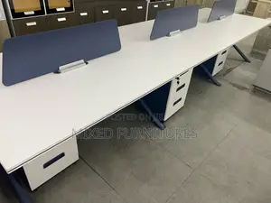 Workstation 6 in 1 Seater With 6 Drawers for Office