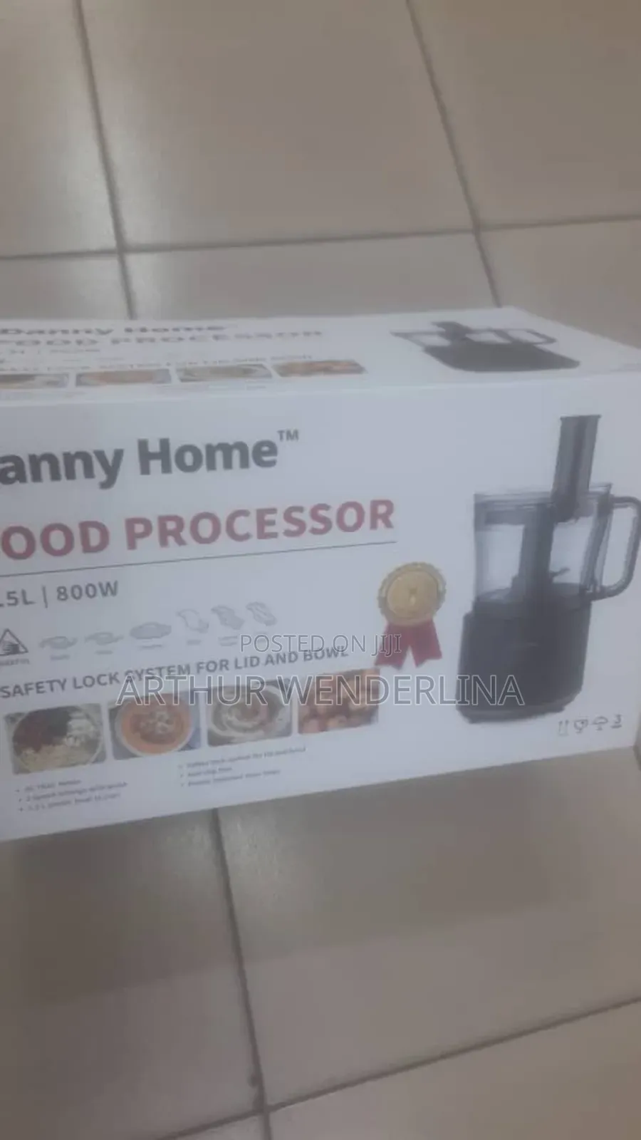 Danny Home Food Processor