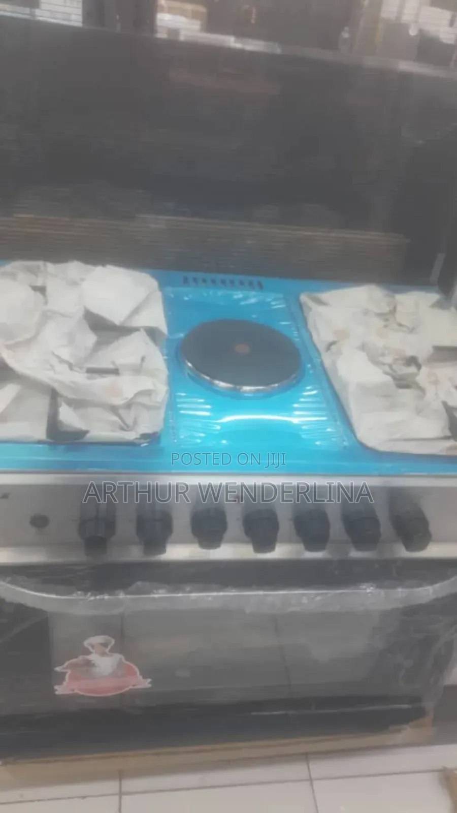 Sunny Walk Gas Oven With 4 Gas Burner and 1 Electric