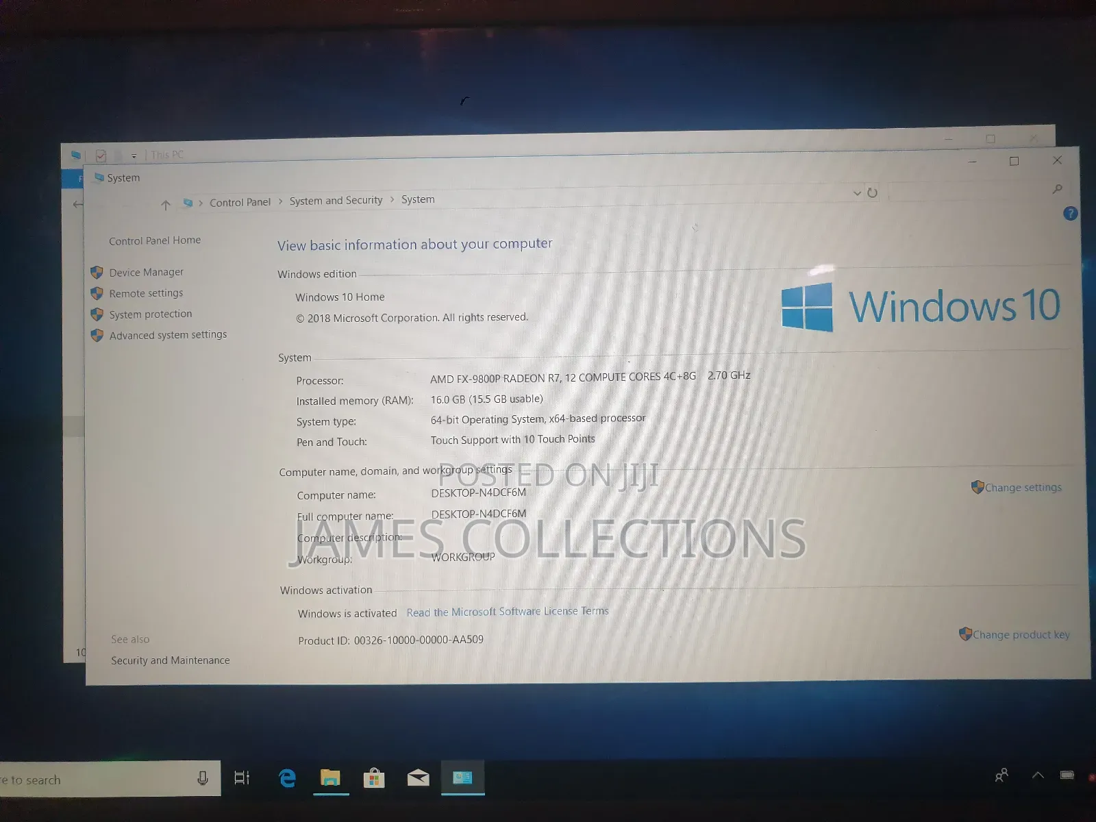 Laptop Dell Inspiron 5565 16GB AMD HDD 1T