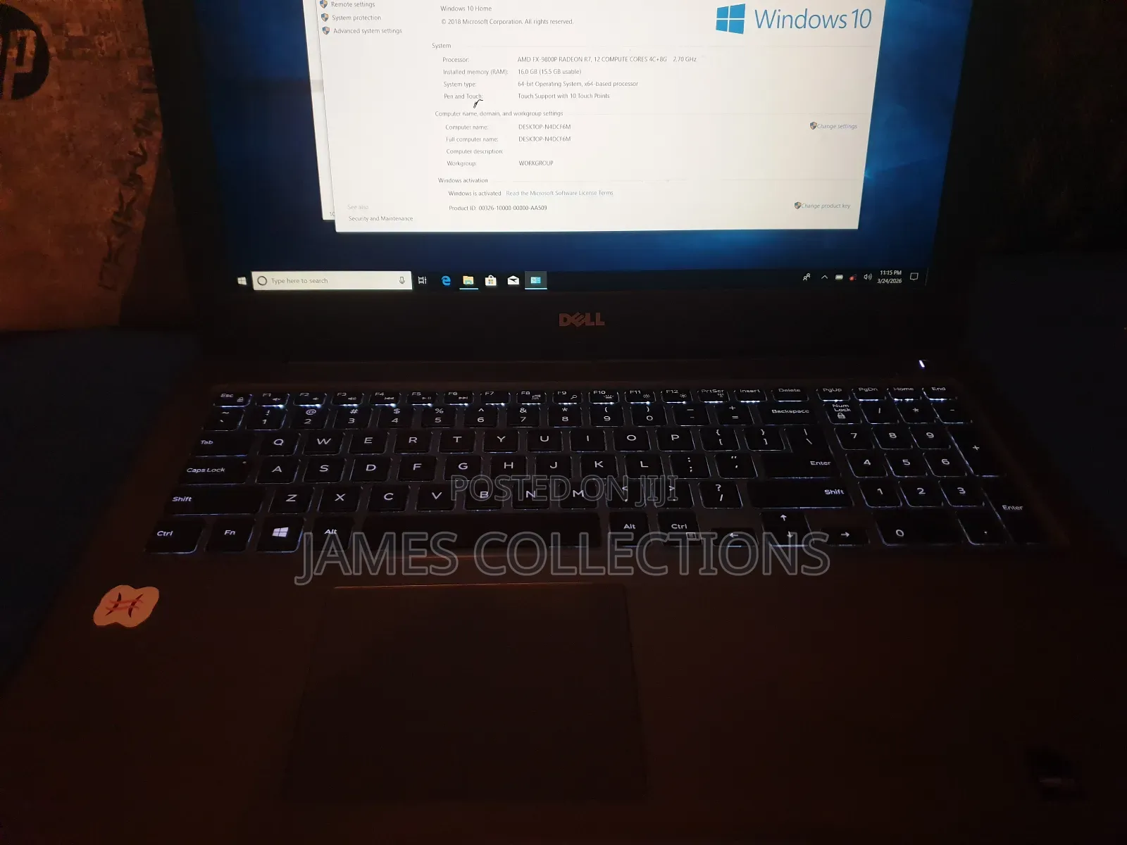 Laptop Dell Inspiron 5565 16GB AMD HDD 1T