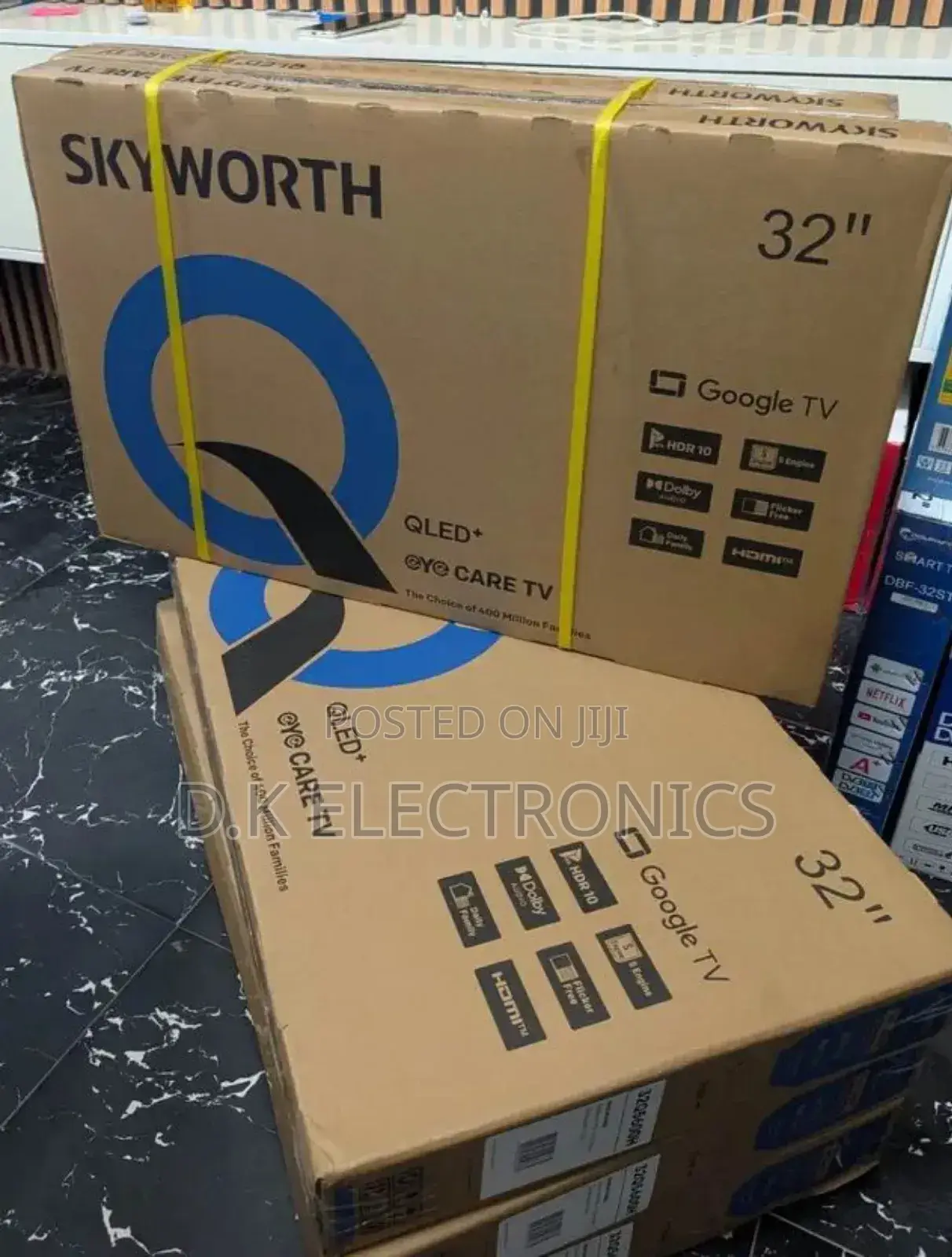 2026 Skyworth 32 Inches Qled+ Google Slim Television