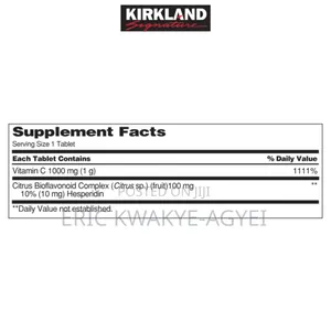 Kirkland Signature Chewable Vitamin C 1000 Mg., 500 Tablets