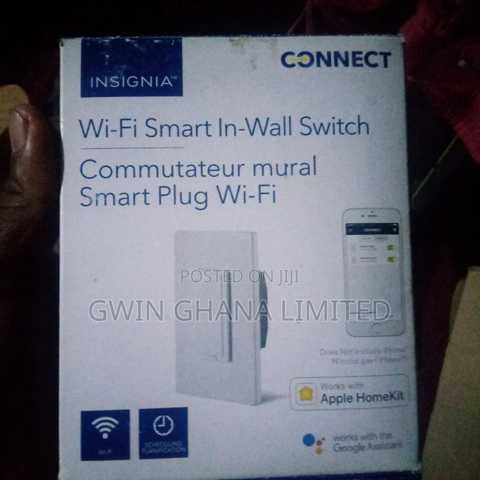 Insignia Ns-ch1xis8 Smart In-wall Light Switch Wi-fi