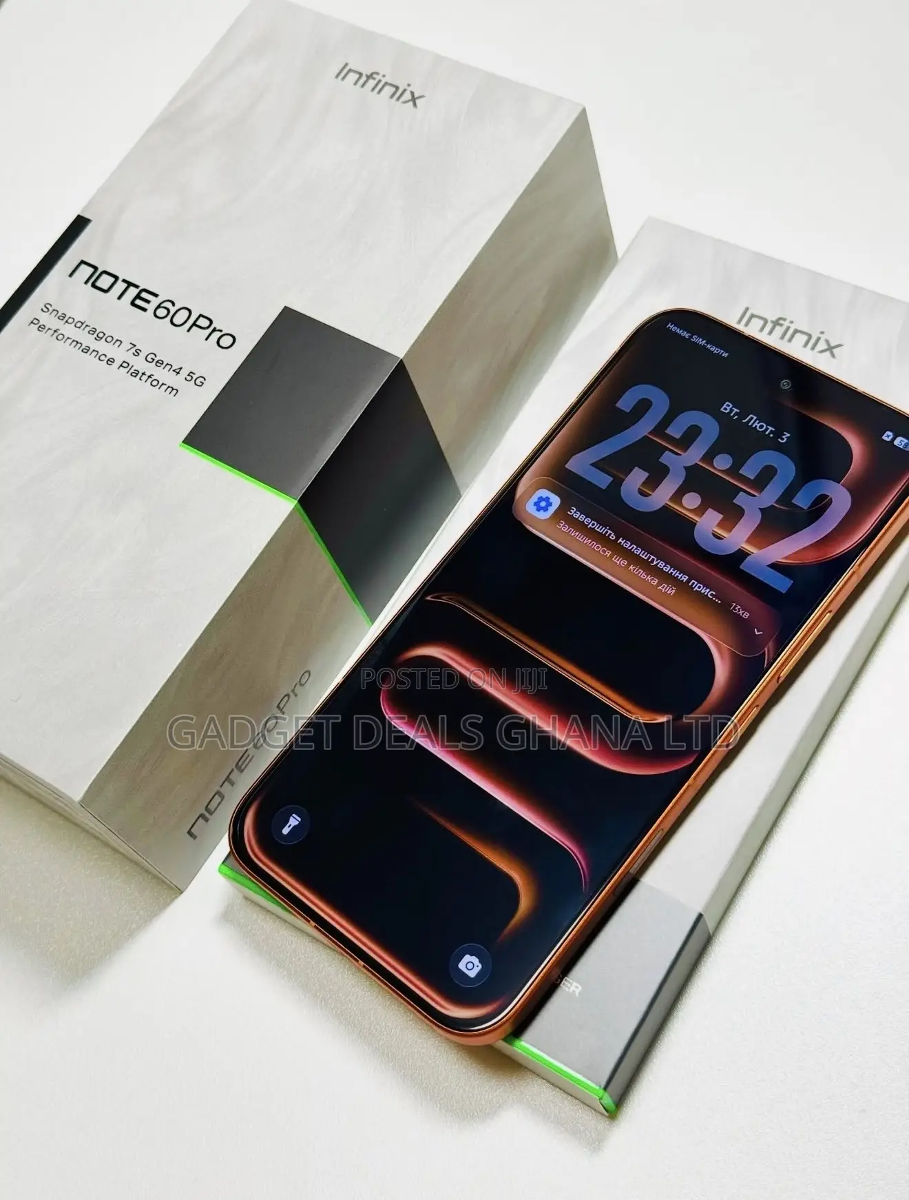 New Infinix Note 60 Pro 256 GB Black