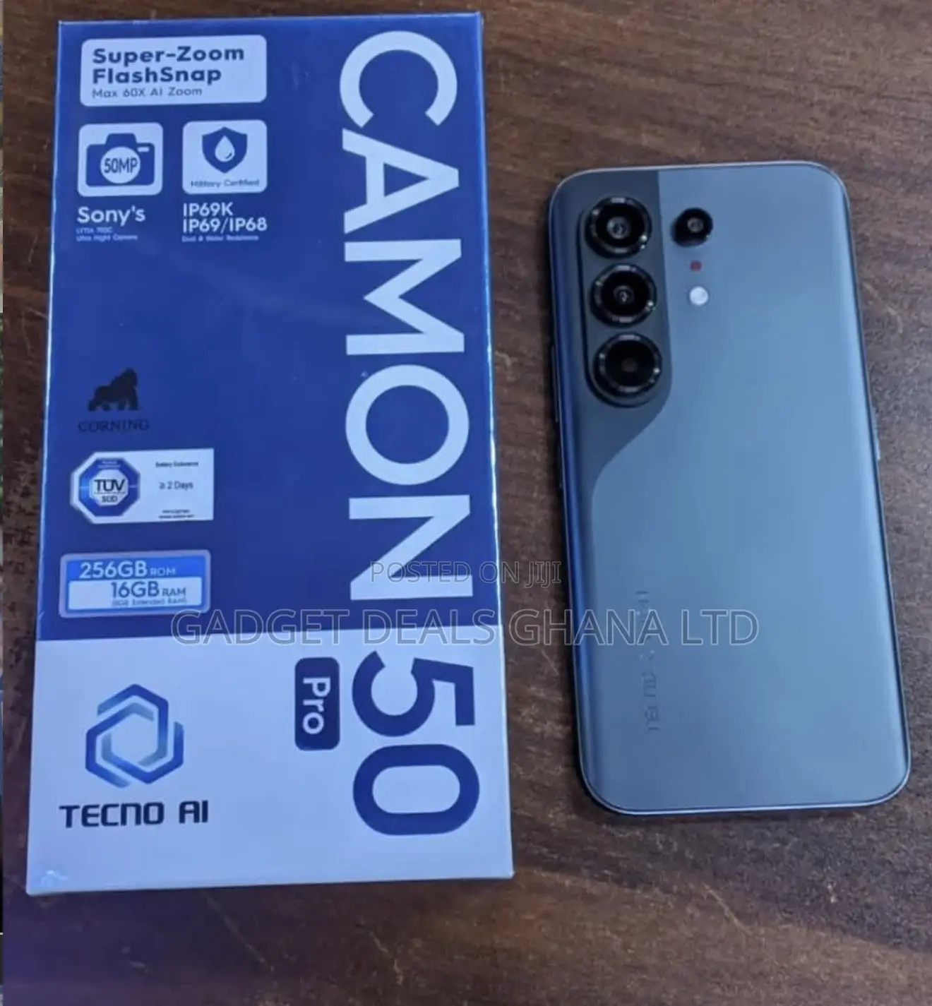 New Tecno Camon 50 Pro 256 GB Black