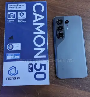 New Tecno Camon 50 Pro 256 GB Black