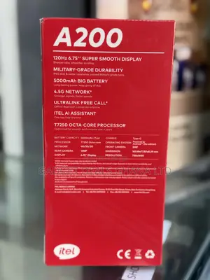 New Itel A200+ 128 GB Blue