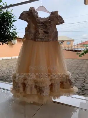 Peach / Champagne / Soft Gold Tone Dolly Dress