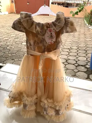 Peach / Champagne / Soft Gold Tone Dolly Dress