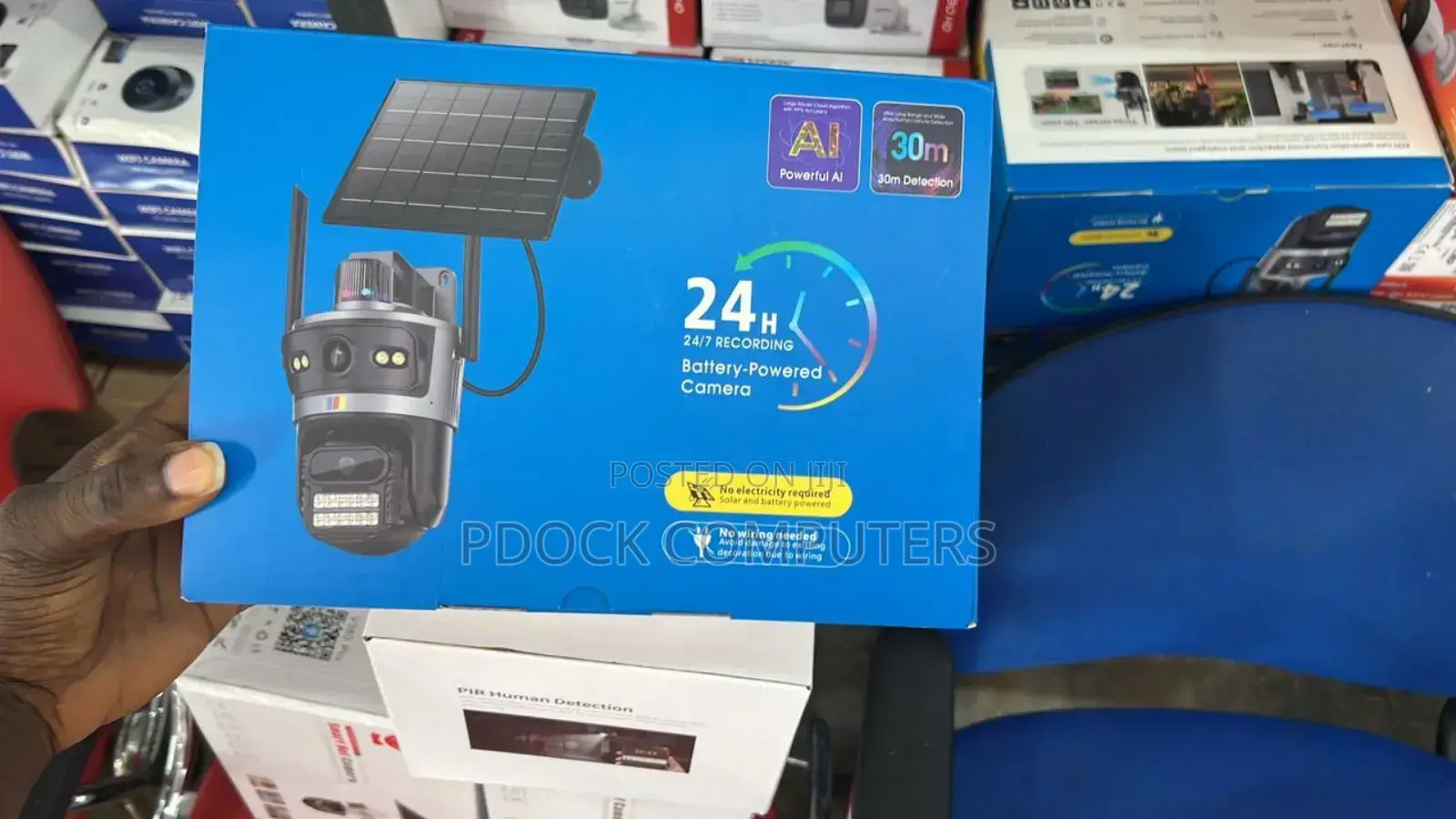 Iscee 4g Solar PTZ 2 Views 24 Hours Recording Camera